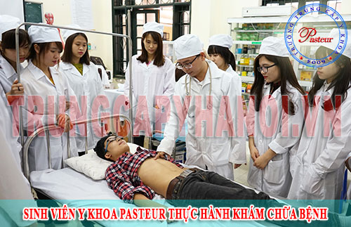 Sinh viên Y khoa Pasteur thực hành khám chữa bệnh