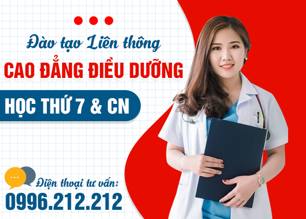 Học liên thông Cao đẳng Điều dưỡng cuối tuần ở đâu tại Hà Nội?