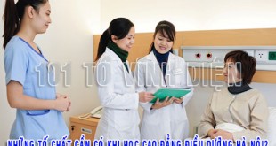 Tố chất cần có khi học Cao đẳng điều dưỡng Hà Nội