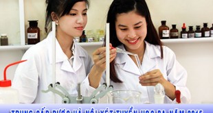 Trung cấp Dược Hà Nội xét học bạ năm 2016