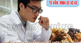 Tuyển sinh Cao đẳng nghề Dược năm 2016