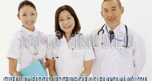 Tuyển sinh đào tạo Văn bằng 2 Trung cấp Y sĩ đa khoa Hà Nội 2016